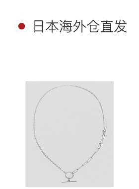 1h可退 日本直邮CAROLINA GLASER 女士淡水珍珠项链 简约几何设计