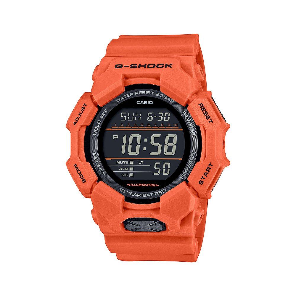 日本直邮卡西欧 G-SHOCK 数字男士手表 GD-010-4JF 橙色 - 图0
