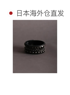 日本直邮WESTSEA 本革镶钉手环 铁质主体 合金扣环 易于佩戴与调