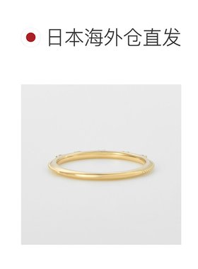 日潮跑腿Agete阿卡朵女士18K金钻石戒指美轮美奂圆润精美指环礼物