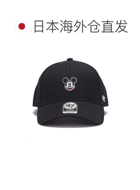 日本直邮'47 Disney MVP 棒球帽 迪士尼 Mickey Mouse 黑色 均码