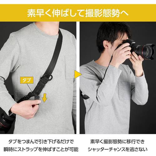 【日本直邮】Hakuba白马手机速射挂绳 GW-PRO配件38mm伸缩自由 黑 - 图3