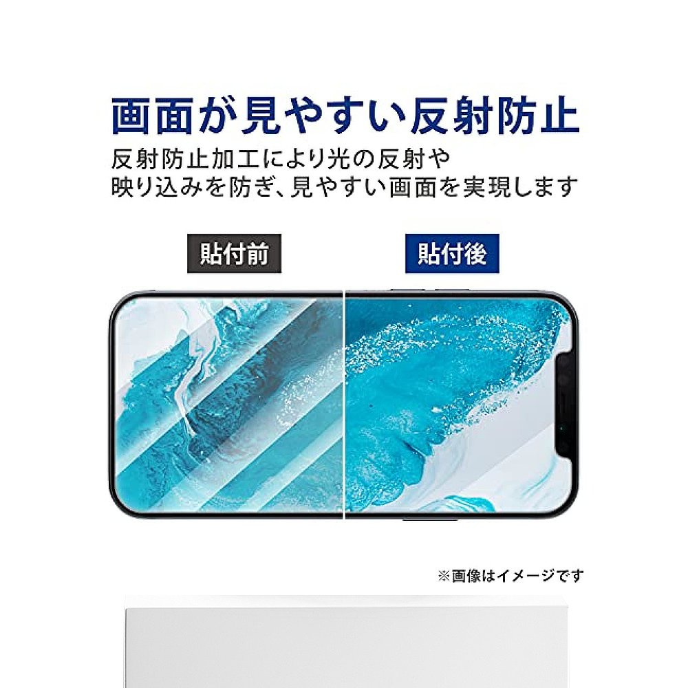 自营｜宜丽客iPhone 13 mini薄防反射手机液晶保护膜0.15mm钢化-图3