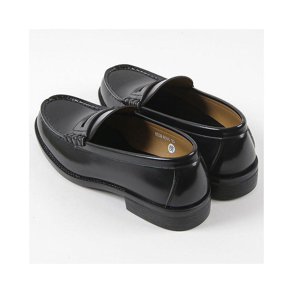 日本直邮HARUTA男士乐福鞋6550青少年黑色时尚百搭舒适24-28CM 3E,淘宝优惠券,粉丝福利购,淘宝优惠卷