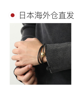 日本直邮LOEWE PEBBLE 手链 JJ07240X01 男士 Anagram 管状皮革表