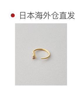 日本直邮Jouete 女士 三石立方氧化锆开口戒指 025237