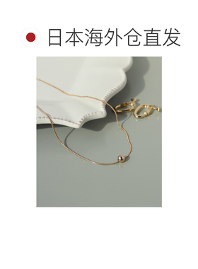 1h可退 日本直邮ANE MONE 女士 金属质感球体项链 优雅单珠设计