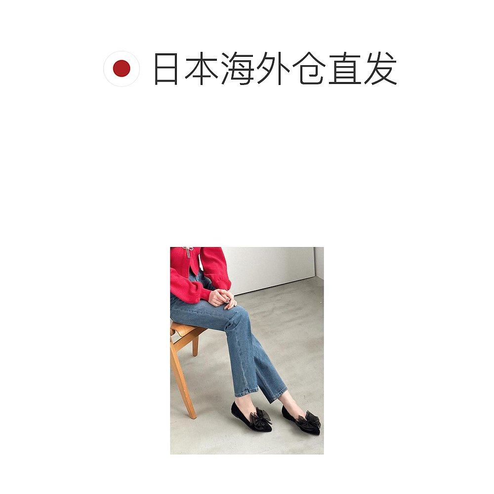 日潮 GRL 2Way 透明薄纱蝴蝶结平底单鞋 ci538 2025新款麂皮女鞋,淘宝优惠券,粉丝福利购,淘宝优惠卷