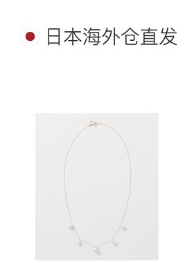 1h可退 日本直邮NOJESS 女士K10淡水珍珠项链 个性华丽层次感设计