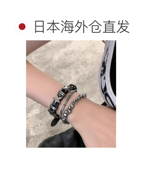 1h可退 日本直邮urge select 女士 Y2K摇滚风手链三件套 TK20508/