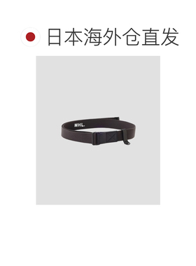 日本直邮MHL. 女士 织带与皮革拼接 D形环 织带腰【付后1h可退】