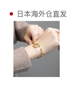 日本直邮ANE MONE 女士 不易变色不锈钢链条手镯 DG300037B