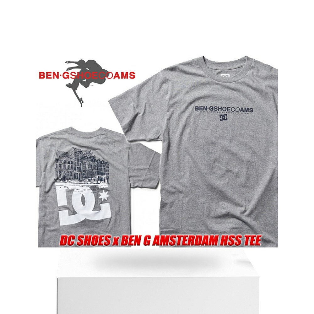 日本直邮DC SHOES BEN G AMSTERDAM HSS TEE dst234072-knfh T恤 - 图3