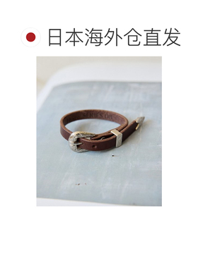 日本直邮Hoaw. 女士 皮革风手链 西部风格金属扣设计 WGH1061711A