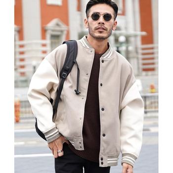 Japan direct mail JIGGYS SHOP men's large size baseball jacket spring and autumn warm casual jacket for men and women