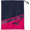 Mizuno Unisex Sports Shoe Bag/Shoe Bag Blue Pink 33JMB003 Navy Blue/Pink