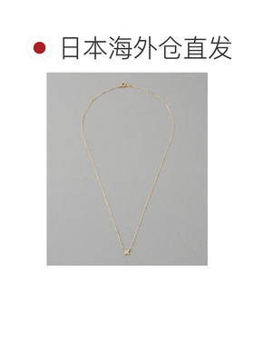 日本直邮ete 女士 K18黄金钻石项链 四叶草双面设计 261169