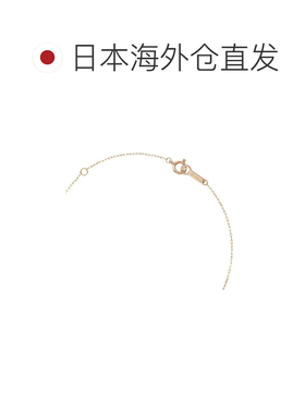 日本直邮【4 月诞生石】K10 粉金项链 4℃ YONDOSEI 饰品