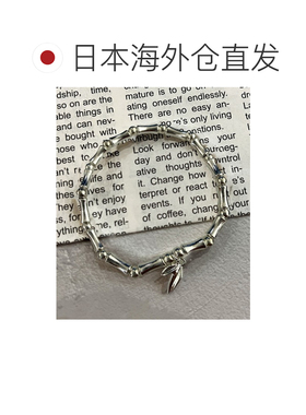 日本直邮DiamondHearts 女士 竹叶造型银色细链手【付后1h可退】