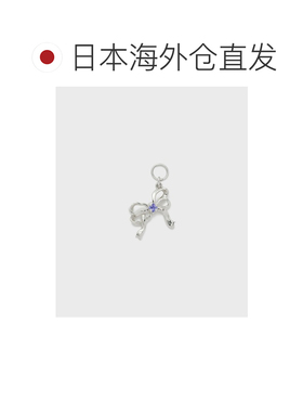 日本直邮NOJESS 女士25周年限定银饰坦桑石吊坠 简约双层飘带设计