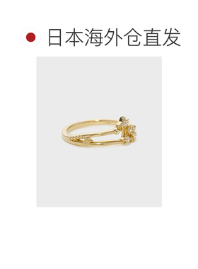 日本直邮NOJESS 女士金色托帕石小指戒指 30244111088