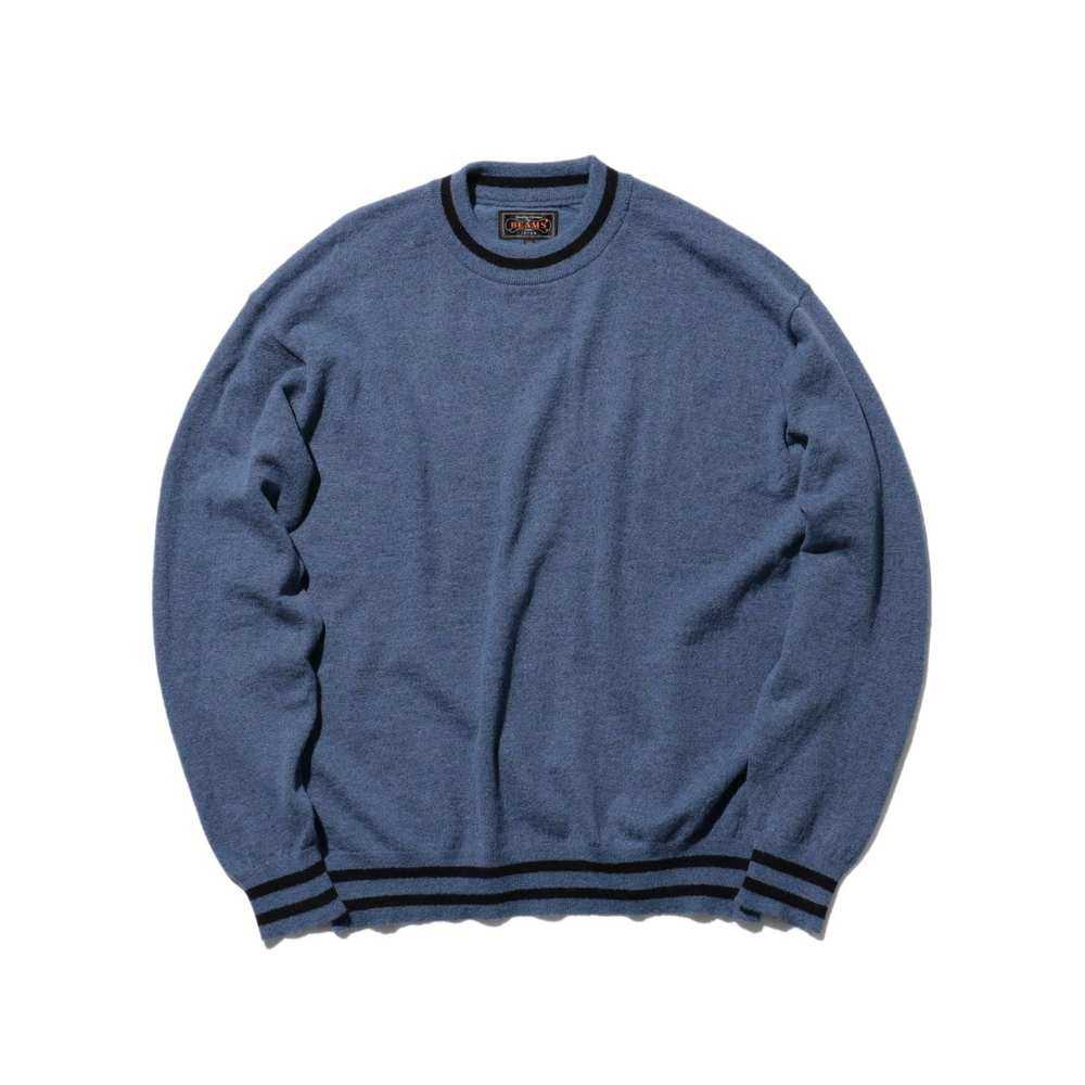 1h可退 日本直邮BEAMS PLUS男装宽松版型羊驼毛14G圆领针织衫 半,淘宝优惠券,粉丝福利购,淘宝优惠卷