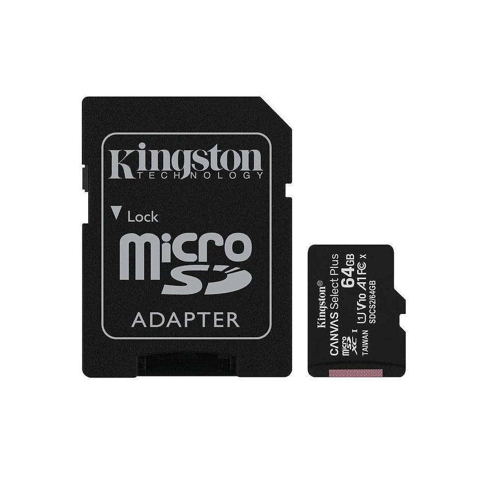 【日本直邮】金士顿microSD 64GB X3 UHS-I SDCS2 / 64GB-3P1A - 图0