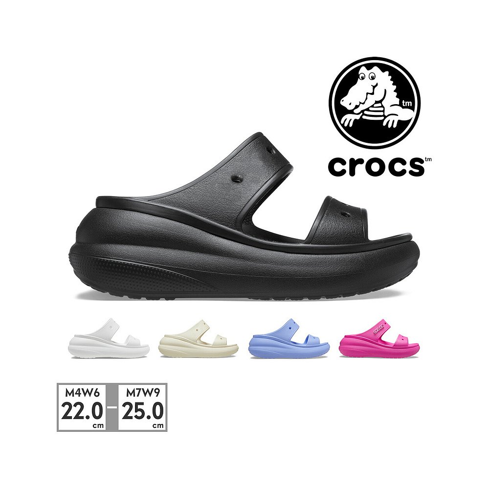 日本直邮 Crocs Crash 凉鞋 207670 001 100 2Y2 5Q6 6UB crocs C - 图0