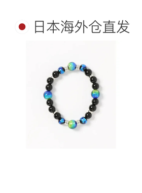 日本直邮CAYHANE 男女同款海洋色彩蓄光萤火虫珠4粒数珠手链 手工