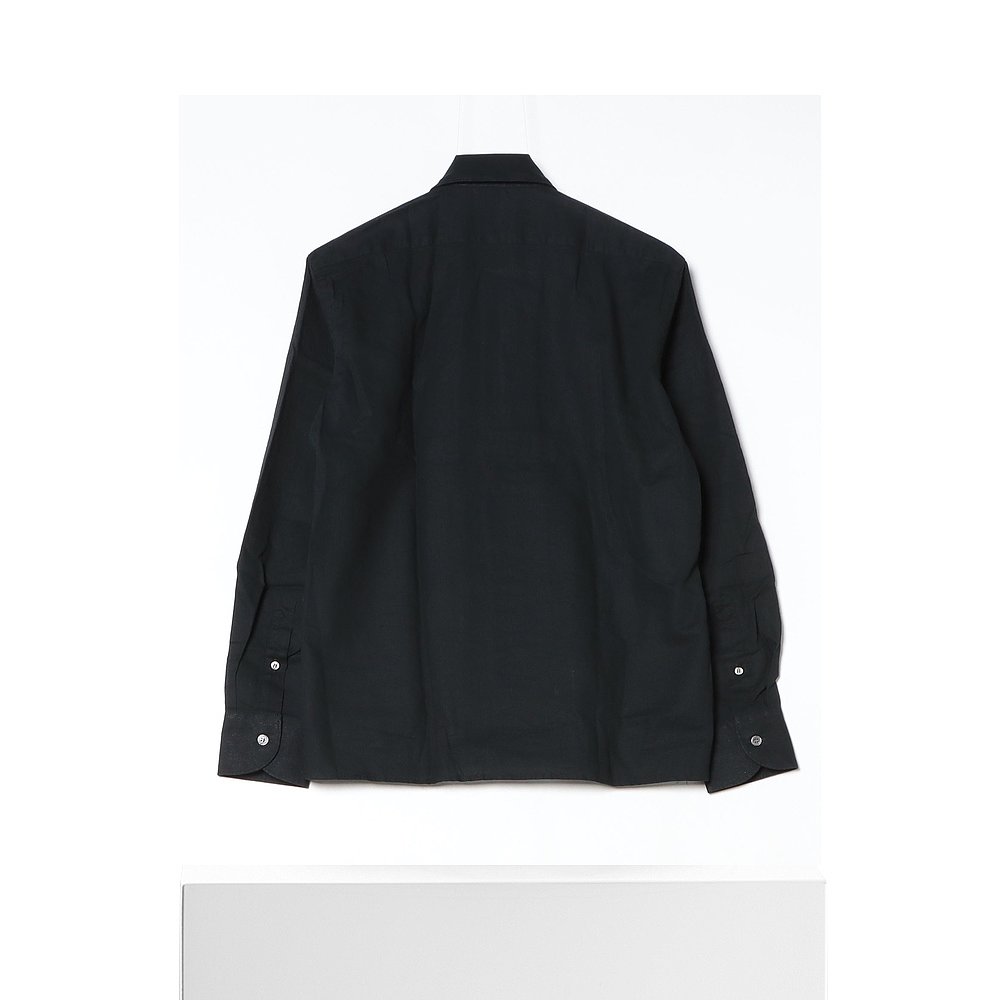 1h可退 日本直邮ORIAN 男士麻棉混纺宽松立领衬衫 21110631495 - 图3