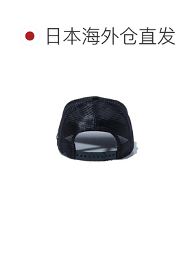 日本直邮NEW ERA 儿童9FIFTY纽约洋基队黑色透气网眼帽52至55.8厘