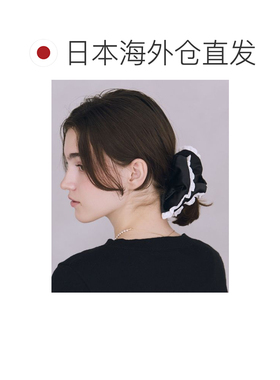 日本直邮Maison de FLEUR 女士 缎面蕾丝发圈 080【付后1h可退】