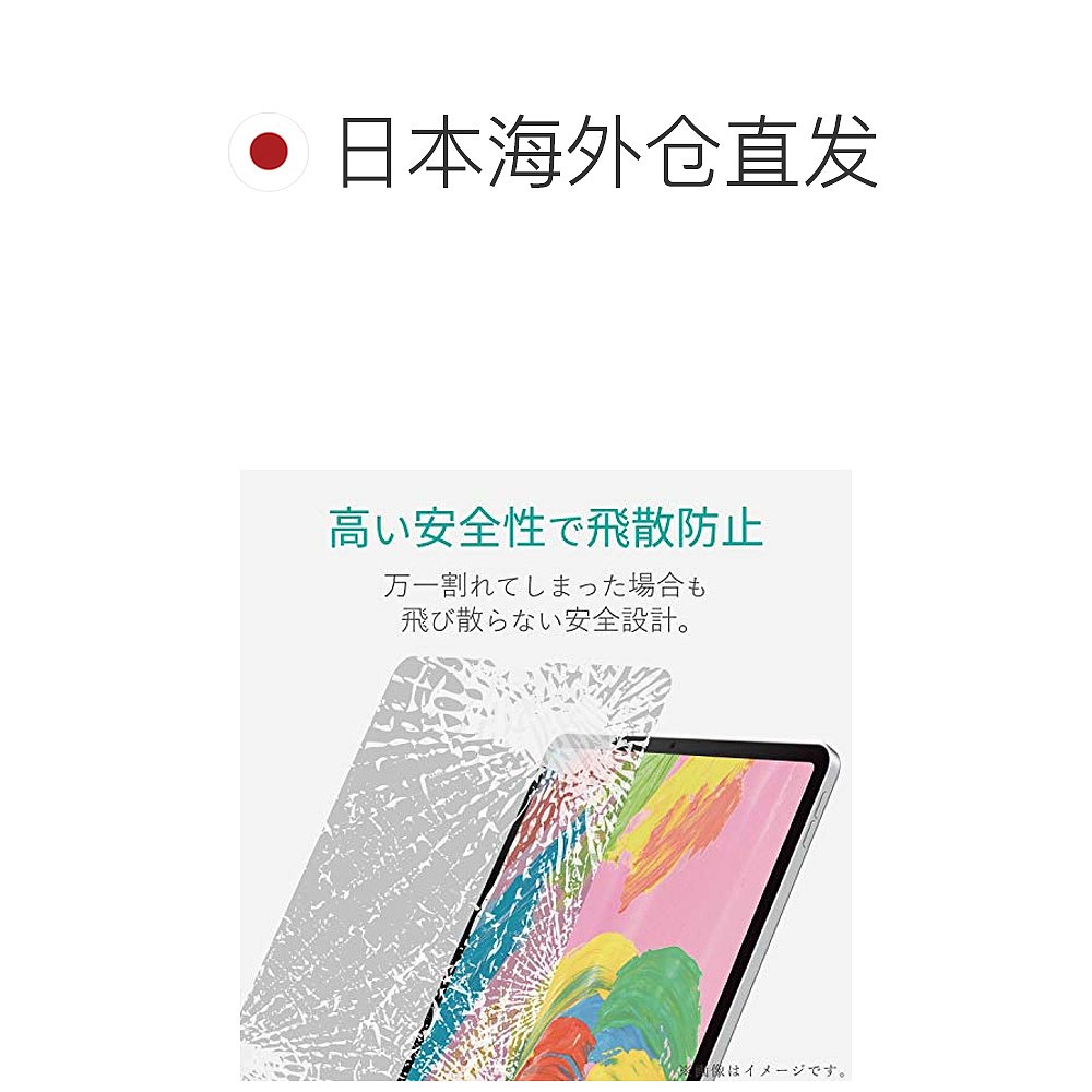 【日本直邮】Elecom宜丽客钢化膜提升爽滑顺滑度清洁增强清晰度膜