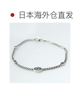 日本直邮GUCCI 古驰 手链 男士 品牌 GUCCI 互锁 G 链条 925 银 6