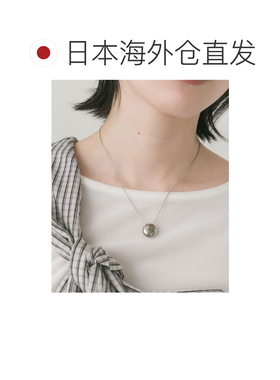 1h可退 日本直邮SMELLY女士医用级不锈钢圆盘吊坠项链 SM26330224