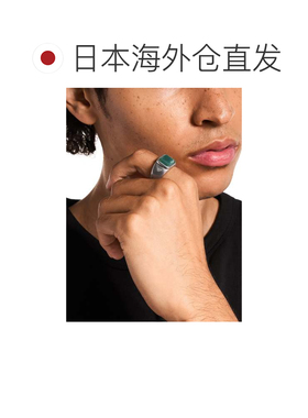 日本直邮EMPORIO ARMANI 安普里奥阿玛尼男士配饰银色戒指 EGS331