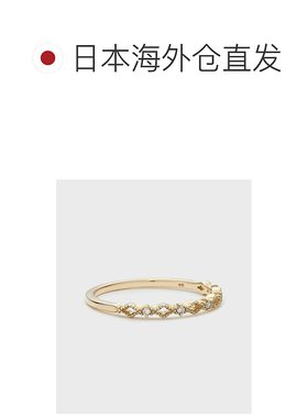 1h可退 日本直邮NOJESS 女士K5钻石戒指 精致装饰古典风格 菱形镂