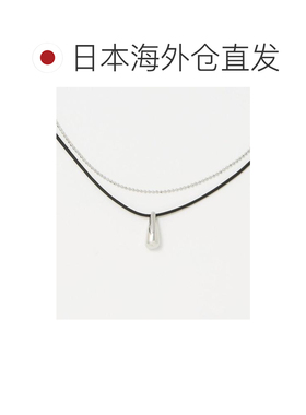 1h可退 日本直邮green label relaxing 双层链条与绳质吊饰 项链
