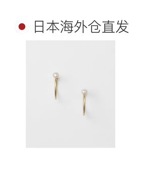 日本直邮agete 阿卡朵 女士 K10金珍珠耳环 10262【付后1h可退】