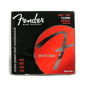 【日本直邮】芬达 电贝司琴弦 7250 镀镍钢 长尺寸 7250M .045-.1