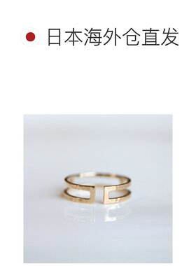 1h可退 日本直邮cui-cui K10YG 黄金宽版镂空戒指 754536cuicui