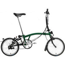 Japan direct mail Brompton small cloth folding bike blue light travel portable 22 M6R CL