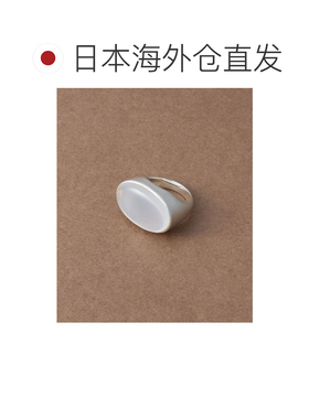 日本直邮ete bijoux 女士 乳白石英戒指 球形切工回收银925 10202