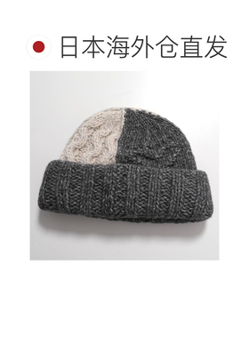日本直邮GANNI 女士羊毛棉混纺针织帽 A6661 5940 Logo 999/Multi