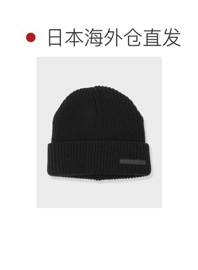 日本直邮THE SHOP TK 男士 简约黑色针织冷帽 同【付后1h可退】