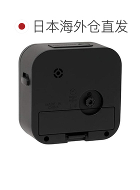 日本直邮casio卡西欧家居饰品闹钟黑色旅行时钟走时精确