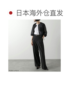 日本直邮LOEWE 窄腰带 E619Z16X16 女士皮革徽标 1206/黑色/金色