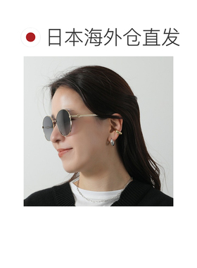 日本直邮GUCCI 古驰 太阳镜 GG1090SA 女士 圆形金属标志 GG 标志