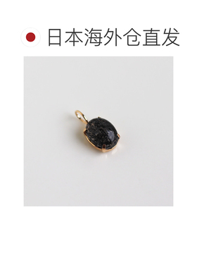 日本直邮cui-cui 黑色日长石吊坠 K10黄金 903926