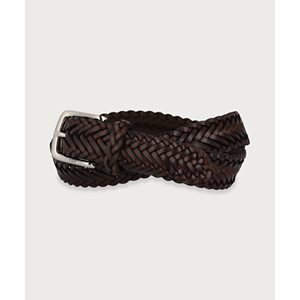 日本直邮Polo Ralph Lauren 男女同款 真牛革 3cm 编织网纹皮带 2